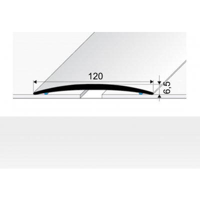 Profil Team přechodová Stříbrná E01 120 mm 1 m – Sleviste.cz