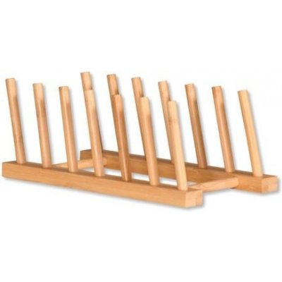 KESPER Stojan na 6 talířů, 25 x 14 x 9,7 cm, bambus KESPER 58293 – Zboží Mobilmania