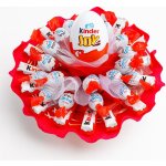 SladkéDárečky | Kinder kytice | Kinder Čokoláda, Schoko bons a Kinder Joy | 37 ks čokolády | průměr 24 cm – Zboží Dáma