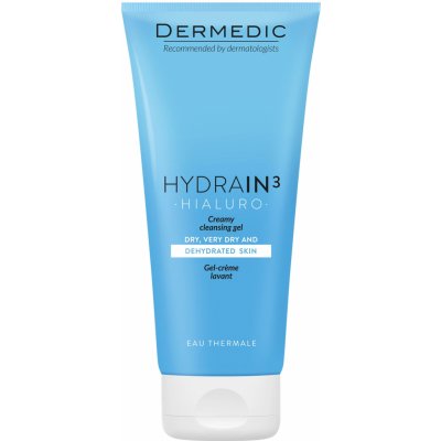 Dermedic Hydrain3 Hialuro krémový mycí gel 200 ml – Zboží Mobilmania