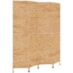 Vidaxl Paraván 4panelový 163 x 180 cm vodní hyacint – Zboží Dáma