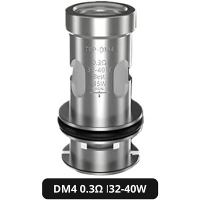VOOPOO TPP-DM4 žhavicí hlava 0,3ohm nerez 1ks – Hledejceny.cz