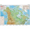 Nástěnné mapy Basic Facts about Canada 160 × 120 cm