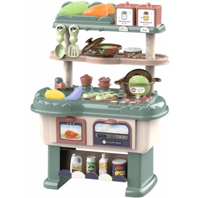 Aga4Kids Plastová kuchyňka HAPPY KITCHEN Zelená – Zboží Mobilmania