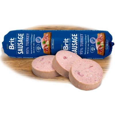 Brit Sausage Turkey 0,8 kg – Zbozi.Blesk.cz