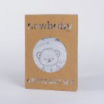 New Baby Kojenecká soupravička do porodnice Sweet Bear šedá Šedá – Zboží Dáma