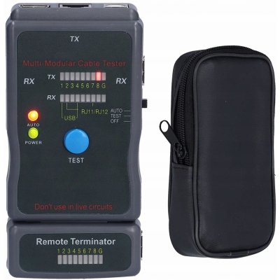 Gembird NCT-2 Ethernet kabel tester pro UTP, STP, USB – Hledejceny.cz