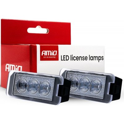Amio LED osvětlení SPZ Seat Leon III 2012 - 2020 CANBUS, 3LED | Zboží Auto