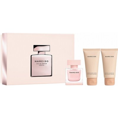 Narciso Rodriguez Narciso Eau de Parfum Cristal EDP 50 ml + tělové mléko 50 ml + sprchový gel 50 ml dárková sada