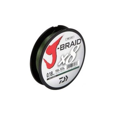 Daiwa šňůra J-Braid 8 Tmavě Zelená 300m 0,16mm 9kg – Zbozi.Blesk.cz