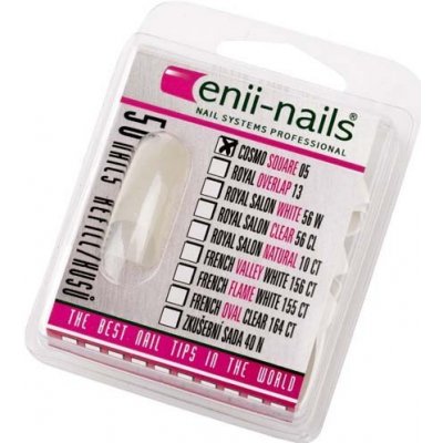 Enii Nails Cosmo square zkušební sada 40 ks