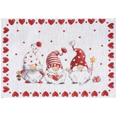 Dakls Vánoční prostírání Skřítci červená 30x45cm – Hledejceny.cz