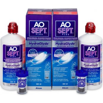 Alcon Aosept Plus HydraGlyde 2 x 360 ml