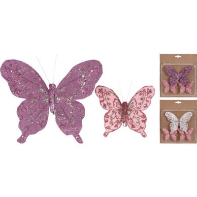 KOOPMAN Motýl na klipu mix barev sada 3 ks – Sleviste.cz