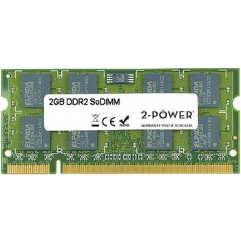 2-Power SODIMM DDR2 2GB 667MHz CL5 MEM4202A