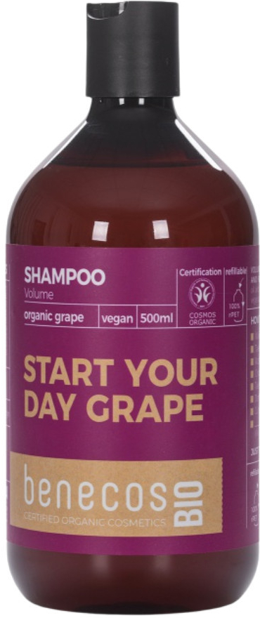 Benecos Volume Grape BIO Šampon 500 ml