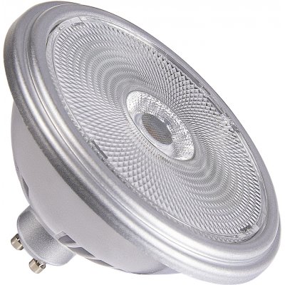 SLV QPAR111 GU10 LED světelný zdroj stříbrný 12,5 W 3000 K CRI 90 60° – Hledejceny.cz