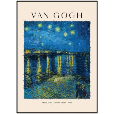Jen tak z lásky Vincent van Gogh - Hvězdná noc nad Rhonou Rozměr plakátu: 50 x 70 cm – Hledejceny.cz