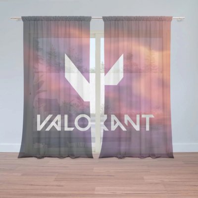 Záclony VALORANT Glow: 2 ks - 150x250 cm - Sablio – Hledejceny.cz