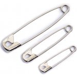 PRYM Zavírací špendlíky, 27 mm, stříbrné barvy, 16 ks – Zboží Dáma