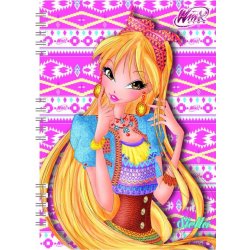 Winx club zápisník A5 s kroužkovou vazbou