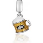 Prosperk Korálek stříbrný na náramek pivo S3737 – Sleviste.cz