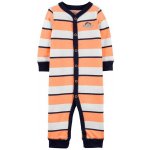 CARTER'S Overal bez nožiček na druky Sleep & Play Orange Stripes chlapec – Zboží Dáma