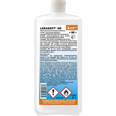 Stockmeier Chemie Lerasept HD dezinfekce na ruce s ochranou pokožky 1 l
