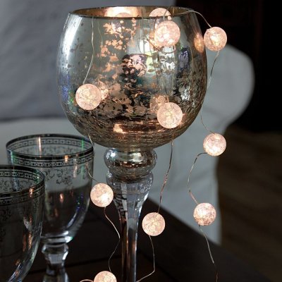 Star trading Světelný řetěz MARBLE 15xLED D.1,4m čirý – Hledejceny.cz