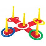 Teddies Házecí hra kroužky plast v síťce – Zboží Dáma