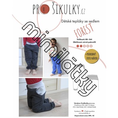 Dětské tepláky FOREST | 80-164 - Česky – Hledejceny.cz