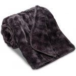 Sleep-well Luxusní deka mikroflanel/mikroplyš Stella design obláčky antracit 150x200 – Zbozi.Blesk.cz