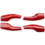 Ovládací páčky - karbonové červené pro Model Y/3 (2 ks, Červená) Elvix | Zboží Auto