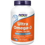 Now Foods Ultra Omega-3 Rybí olej 500 EPA + 250 DHA x 180 softgel kapslí – Hledejceny.cz