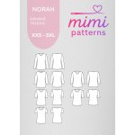 Dámský střih na tričko Norah | MIMI patterns - Česky – Zboží Mobilmania