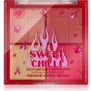 I Heart Revolution Sweet Chilli Blush & Highlight Quad paletka rozjasňovačů a tvářenek 4 x 0,9 g