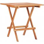 OMAXI 824451 Skládací bistro stolek 60 x 60 x 65 cm masivní teakové dřevo – Hledejceny.cz