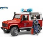 Bruder 2596 Land Rover hasiči s figurkou hasiče – Sleviste.cz