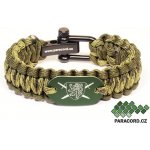 Paracord Náramek AČR znak zelená – Zboží Dáma