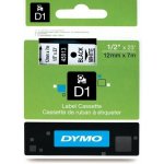 Dymo 45013 černý tisk/bílý podklad, 7m, 12mm – HobbyKompas.cz