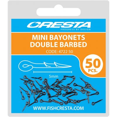 Cresta Mini Bayonets Double Barbed 50 ks – Hledejceny.cz