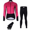 Cyklistický dres HOLOKOLO mega set - CLASSIC LADY - růžová/černá