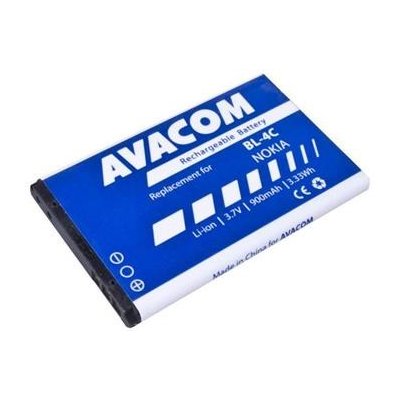 Náhradní baterie AVACOM Baterie do mobilu Nokia 6300 Li-Ion 3,7V 900mAh (náhrada BL-4C) - GSNO-BL4C-S900A