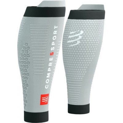 Compressport R2 3.0 návleky na lýtka šedá/černá – Hledejceny.cz