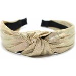 Třpytivá čelenka s uzlem stříbrná – Zboží Dáma