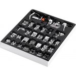 Sada 32 patek pro domácí šicí stroje s CB chapačem Singer, Janome, Brother, Texi – Zboží Dáma