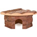 Trixie Jesper Dřevěný dům rohový pro křečky 21 x 10 x 15 cm – Zboží Mobilmania