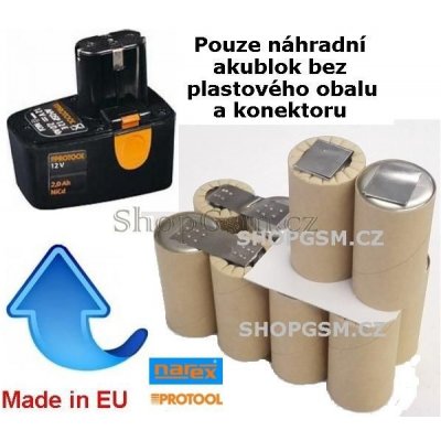 AEB Protool AP-DSP-12E 12V 2000mAh články Panasonic KIT - neoriginální – Zboží Mobilmania