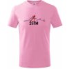 Dětské tričko 25km po Jizerkách Tričko dětské Růžová