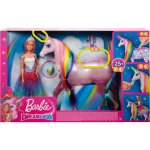 Barbie Dreamtopia Magický kouzelný lehký jednorožec s panenkou – Zbozi.Blesk.cz